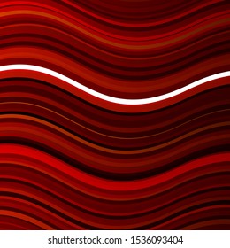 Dark Red, Yellow vector background with bent lines. Colorful illustration in abstract style with bent lines. Best design for your posters, banners.