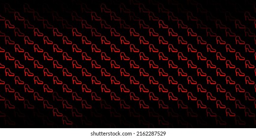 Dark red, yellow vector background with woman symbols. Colorful feminism symbols with a gradient in modern style. Elegant design for wallpapers.