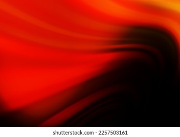 Dark Red, Yellow vector background with abstract lines. Colorful abstract illustration with gradient lines. A completely new template for your business design.