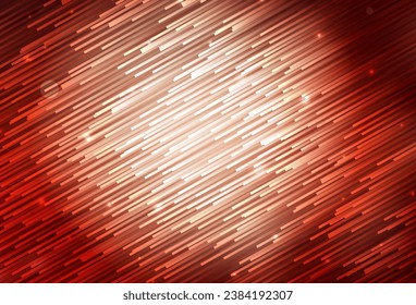 Dark Red, Yellow vector background with stright stripes. Blurred decorative design in simple style with lines. Pattern for ads, posters, banners.