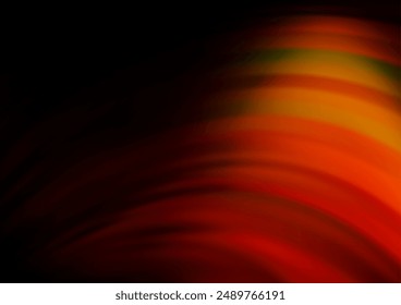 Dark Red, Yellow vector background with bubble shapes. Brand new colored illustration in marble style with gradient. The best blurred design for your business.