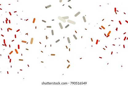 Dark Red, Yellow vector background with straight lines. Decorative shining illustration with lines on abstract template. The pattern can be used for websites.