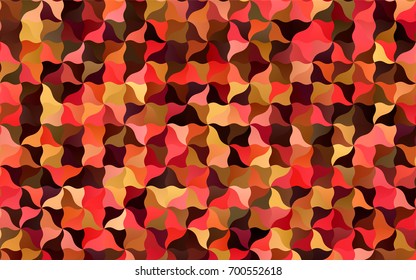 Dark Red, Yellow vector bandy background. Colorful illustration in abstract cranked style with gradient. The pattern of blurred lines for your business design.