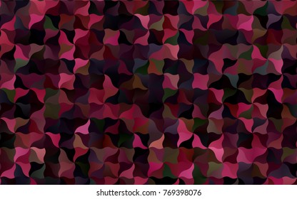 Dark Red, Yellow vector bandy template. Colorful illustration in abstract cranked style with gradient. The polygonal design can be used for your web site.
