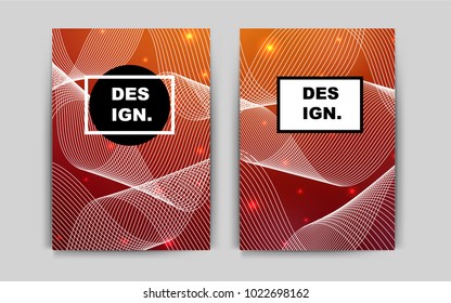 Dark Red, Yellow vector banner for websites. Booklet with textbox on colorful abstract background. The pattern can be used for any ad, booklets.