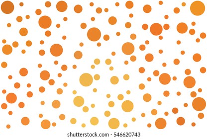 Dark Red Yellow Vector banners banners set of circles, spheres. Network design, technology science, vector illustration