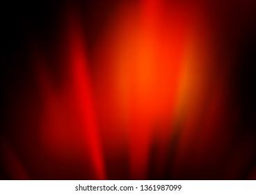 Dark Red, Yellow vector blur pattern. A vague abstract illustration with gradient. A completely new design for your business.