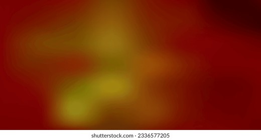 Plantilla de desenfoque vectorial amarillo de color rojo oscuro. Ilustración abstracta colorida con gradiente difuso. Diseño de aplicaciones multipropósito.