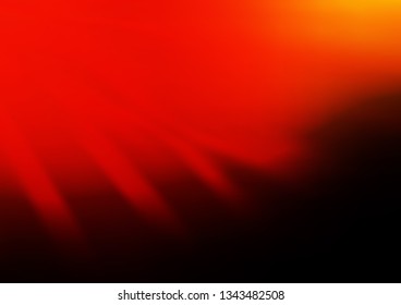 Dark Red, Yellow vector blurred shine abstract template. Colorful illustration in abstract style with gradient. Brand new style for your business design.