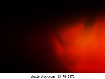 Dark Red, Yellow vector blurred shine abstract template. Colorful illustration in blurry style with gradient. The best blurred design for your business.