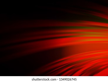 Dark Red, Yellow vector blurred bright pattern. Creative illustration in halftone style with gradient. Brand new design for your business.