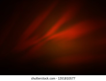 Dark Red, Yellow vector blurred shine abstract template. Colorful abstract illustration with gradient. The background for your creative designs.