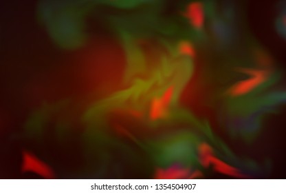 Dark Red, Yellow vector blurred bright template. An elegant bright illustration with gradient. New style for your business design.