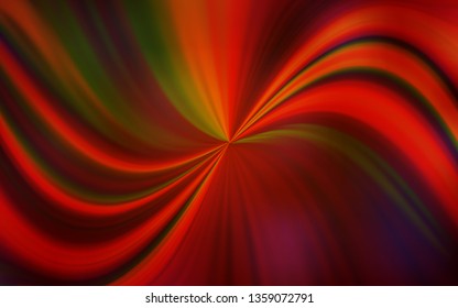 Dark Red, Yellow vector blurred shine abstract background. Abstract colorful illustration with gradient. New design for your business.