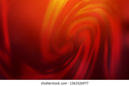Dark Red, Yellow vector blurred shine abstract background. A completely new colored illustration in blur style. Completely new design for your business.