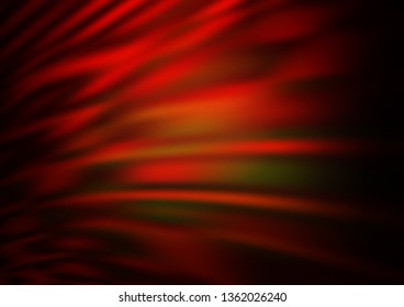 Dark Red, Yellow vector blurred shine abstract pattern. Creative illustration in halftone style with gradient. The blurred design can be used for your web site.