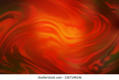 Dark Red, Yellow vector blurred template. An elegant bright illustration with gradient. Elegant background for a brand book.