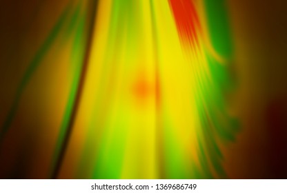 Dark Red, Yellow vector blurred shine abstract background. A completely new colored illustration in blur style. Background for a cell phone.