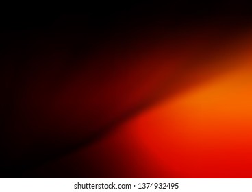 Dark Red, Yellow vector blurred shine abstract pattern. Colorful illustration in blurry style with gradient. Brand new style for your business design.