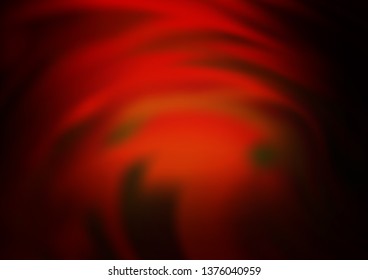 Dark Red, Yellow vector blurred and colored background. Shining colorful illustration in a Brand new style. The template can be used for your brand book.