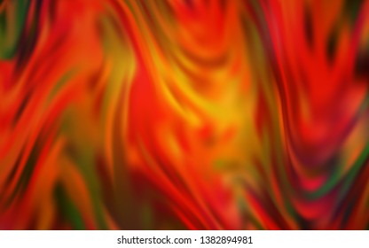 Dark Red, Yellow vector blurred bright pattern. Shining colored illustration in smart style. New design for your business.