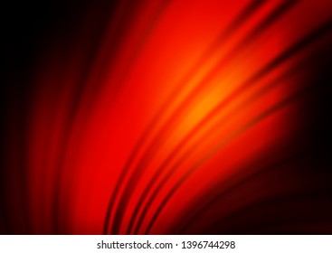 Dark Red, Yellow vector blurred and colored background. An elegant bright illustration with gradient. The template can be used for your brand book.