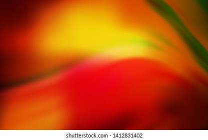 Dark Red, Yellow vector blurred bright template. Modern abstract illustration with gradient. Blurred design for your web site.