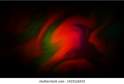 Dark Red, Yellow vector blurred bright template. Colorful illustration in abstract style with gradient. Background for designs.