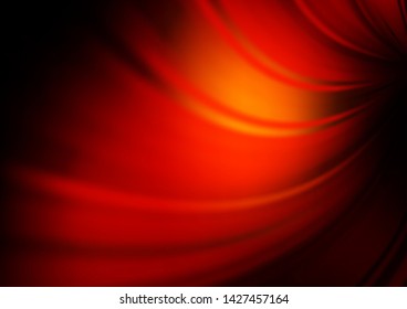 Dark Red, Yellow vector blurred and colored template. Modern geometrical abstract illustration with gradient. A new texture for your design.