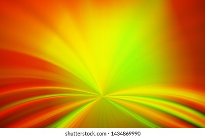 Dark Red, Yellow vector blurred pattern. Creative illustration in halftone style with gradient. Elegant background for a brand book.