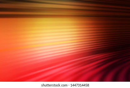 Dark Red, Yellow vector blurred pattern. Creative illustration in halftone style with gradient. Smart design for your work.