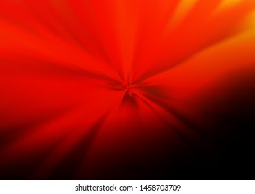 Dark Red, Yellow vector blurred bright background. A completely new color illustration in a bokeh style. The elegant pattern for brand book.