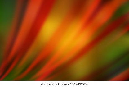 Dark Red, Yellow vector blurred shine abstract background. Modern abstract illustration with gradient. Completely new design for your business.
