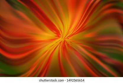 Dark Red, Yellow vector blurred background. Colorful abstract illustration with gradient. Smart design for your work.