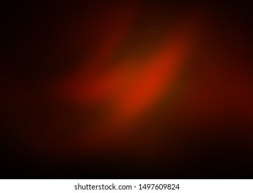 Dark Red, Yellow vector blurred shine abstract background. A completely new color illustration in a bokeh style. The blurred design can be used for your web site.