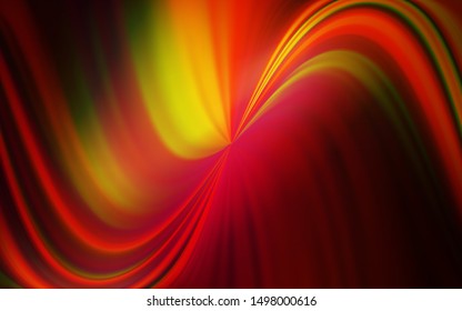 Dark Red, Yellow vector blurred bright pattern. New colored illustration in blur style with gradient. Background for designs.