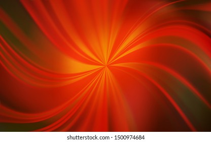 Dark Red, Yellow vector blurred shine abstract template. New colored illustration in blur style with gradient. New style for your business design.