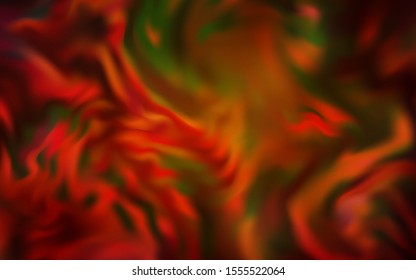 Dark Red, Yellow vector blurred and colored pattern. Glitter abstract illustration with gradient design. Blurred design for your web site.