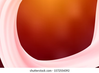 Dark Red, Yellow vector blurred shine abstract template. Creative illustration in halftone style with gradient. New design for your business.