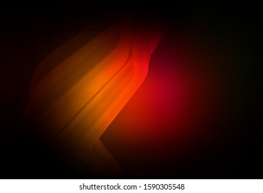 Dark Red, Yellow vector blurred shine abstract background. Colorful illustration in abstract style with gradient. Smart design for your work.