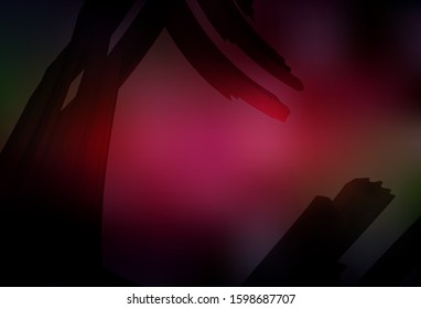 Dark Red, Yellow vector blurred bright texture. Colorful illustration in abstract style with gradient. New style for your business design.