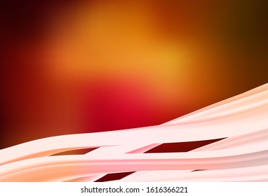 Dark Red, Yellow vector blurred shine abstract template. New colored illustration in blur style with gradient. The best blurred design for your business.