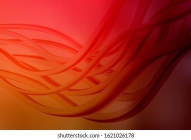 Dark Red, Yellow vector blurred shine abstract texture. Glitter abstract illustration with gradient design. Completely new design for your business.