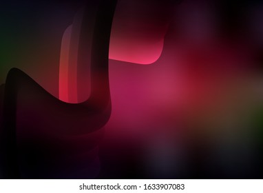 Dark Red, Yellow vector blurred bright texture. Creative illustration in halftone style with gradient. Completely new design for your business.