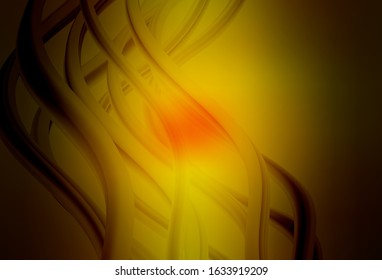 Dark Red, Yellow vector blurred bright template. Modern abstract illustration with gradient. New style for your business design.