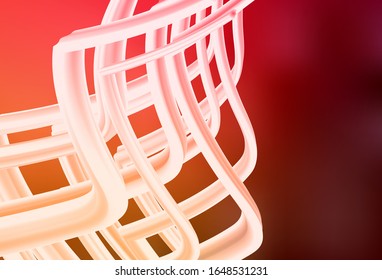 Dark Red, Yellow vector blurred and colored pattern. Colorful abstract illustration with gradient. New way of your design.