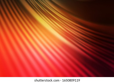 Rojo oscuro, amarillo vectorial borroso fondo. Nueva ilustración de color en estilo borroso con degradado. El mejor diseño borroso para su negocio.