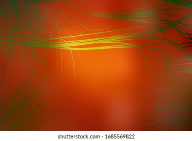 Dark Red, Yellow vector blurred bright template. Modern abstract illustration with gradient. New design for your business.