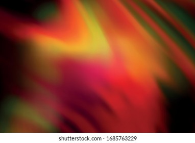 Dark Red, Yellow vector blurred pattern. Colorful illustration in abstract style with gradient. Completely new design for your business.