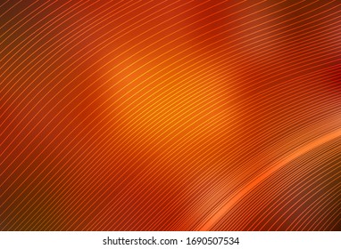 Color rojo oscuro, vector amarillo borrosa textura brillante. Ilustración abstracta brillante con diseño degradado. Nuevo diseño de estilo para su libro de marca.